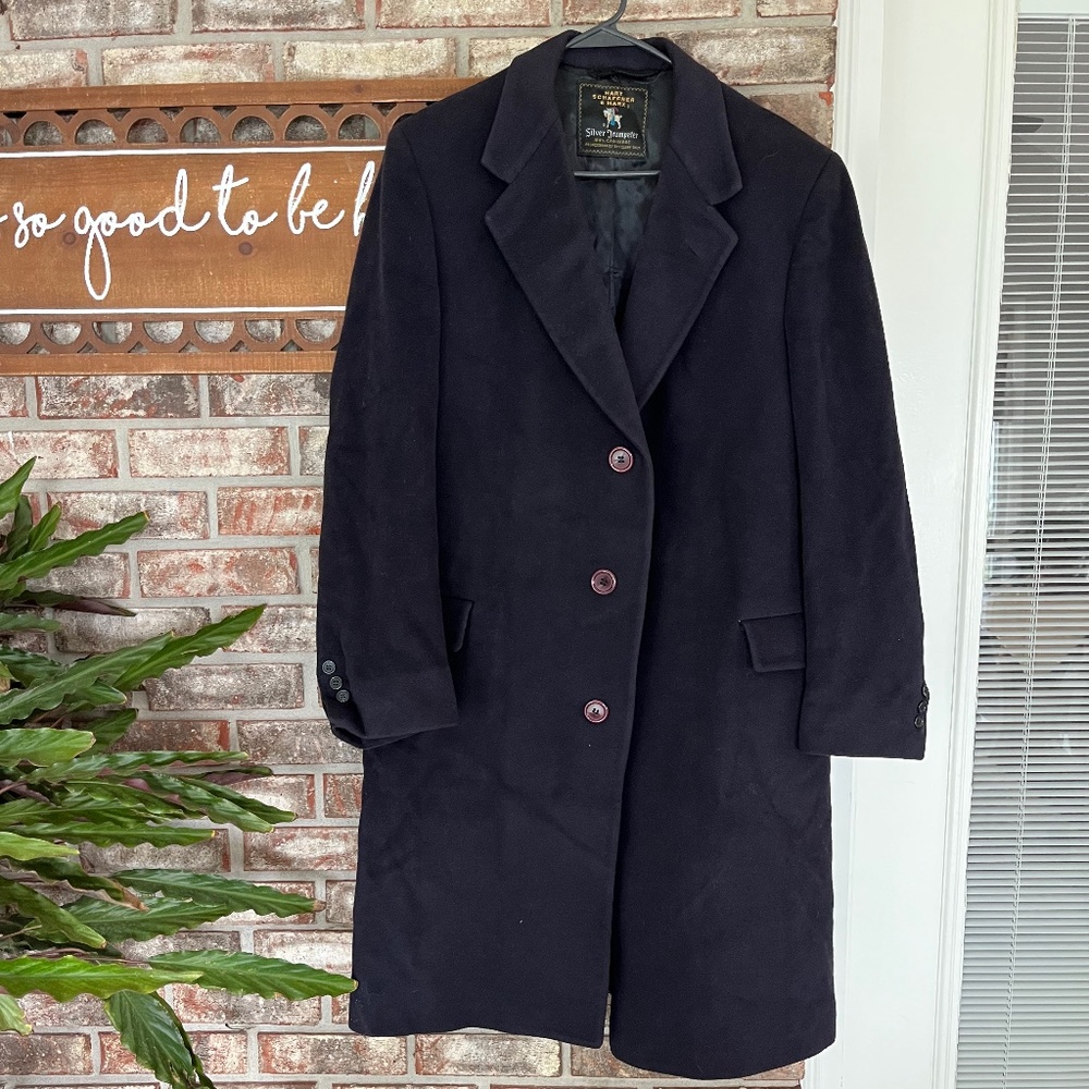 Hart Schafner & marx cashmere jacket size L